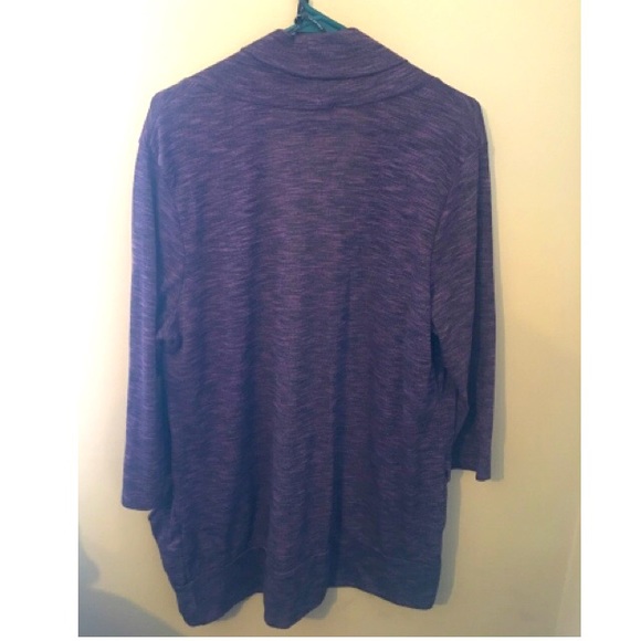 Forever 21 Purple Open Sweater - Picture 2 of 3